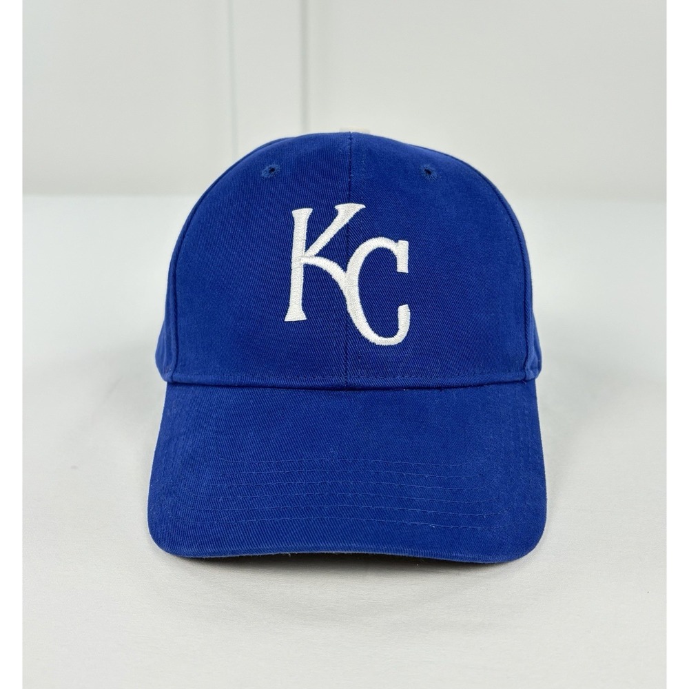 Kansas City Royals KC Baseball Hat Cap Blue Adjustable Genuine Merchandise MLB